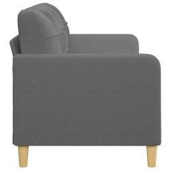 Canapé à 3 places Gris foncé 180 cm Tissu 618776618776