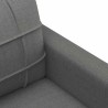 Canapé à 3 places Gris foncé 180 cm Tissu 618776618776