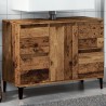 Armoire d'évier vieux bois 80x33x60 cm bois d'ingénierie 618777618777