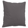 Canapé 2 places avec oreillers gris 120 cm similicuir 618778618778