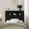 Cabinet de Tête de Lit Chêne noir 120 x 18.5 x 102.5 cm 618781618781