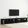 Meuble TV 2 pcs Chêne noir 260 x 37 x 40 cm Bois d'ingénierie 618787618787
