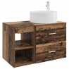 Ensemble de mobilier de salle de bain 2 pcs Bois ancien 618789618789