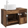 Ensemble de mobilier de salle de bain 2 pcs Bois ancien 618789618789