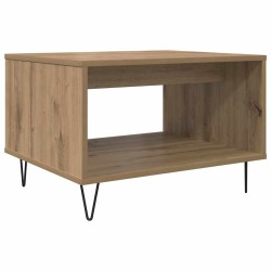 Table basse chêne artisanal 60 x 50 x 40 cm Bois d'ingénierie 618795618795