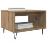 Table basse chêne artisanal 60 x 50 x 40 cm Bois d'ingénierie 618795618795