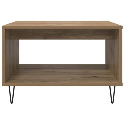 Table basse chêne artisanal 60 x 50 x 40 cm Bois d'ingénierie 618795618795