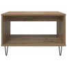 Table basse chêne artisanal 60 x 50 x 40 cm Bois d'ingénierie 618795618795