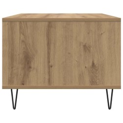 Table basse chêne artisanal 60 x 50 x 40 cm Bois d'ingénierie 618795618795