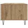 Table basse chêne artisanal 60 x 50 x 40 cm Bois d'ingénierie 618795618795