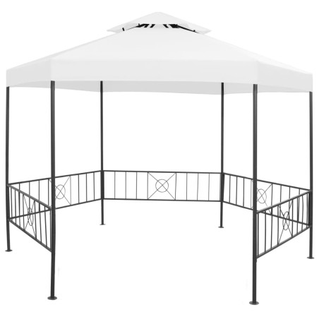 Belvédère de jardin 323x275x265 cm Blanc 180 g/m² 618798618798