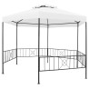 Belvédère de jardin 323x275x265 cm Blanc 180 g/m² 618798618798