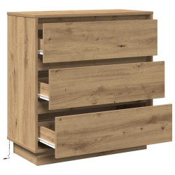 Cabinet de chevet Chêne artisanal 71 x 34,5 x 75 cm 618804618804