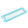 Barrière de sécurité de lit d'enfant Bleu 120x42 cm Polyester 618808618808