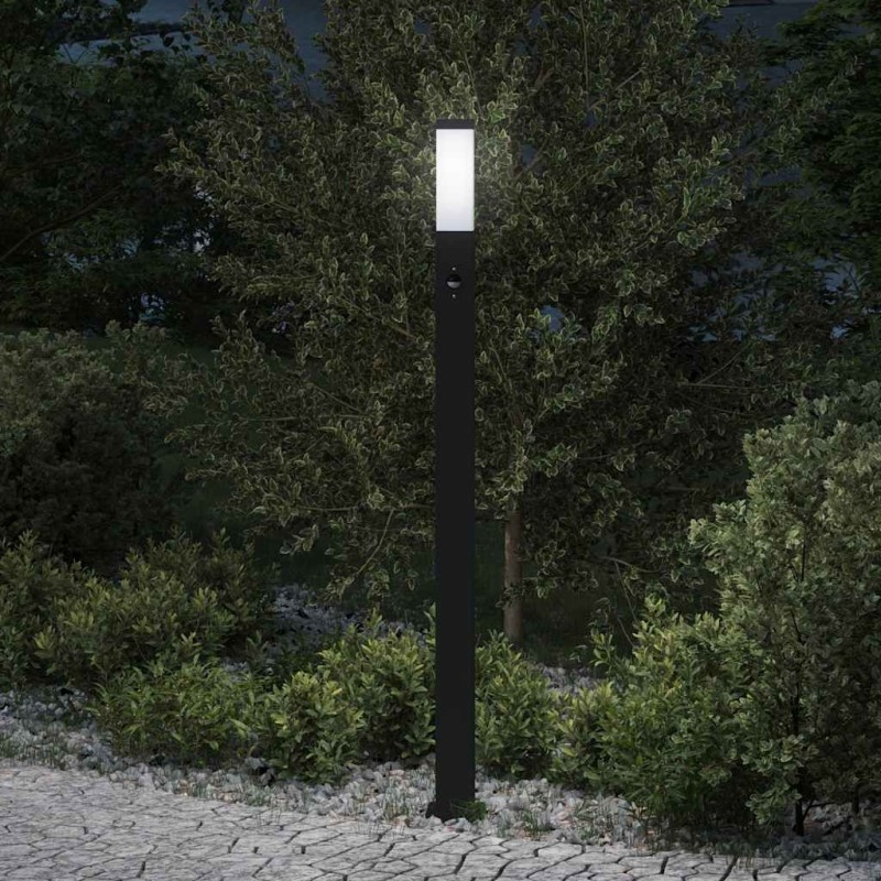 Borne lumineuse avec détecteur 110 cm Noir IP44 618812618812