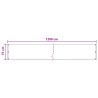 Écran de balcon Taupe 75 x 1200 cm HDPE et Aluminium 618835618835