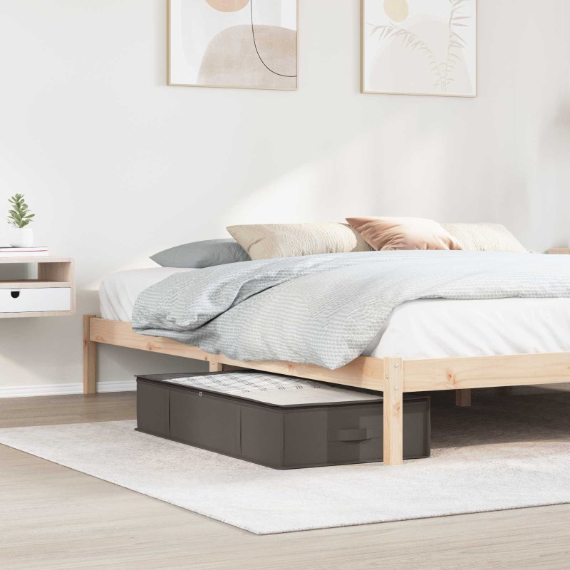 Boîte de rangement avec fenêtre transparente 6 pcs Gris 618836618836
