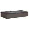 Boîte de rangement avec fenêtre transparente 6 pcs Gris 618836618836