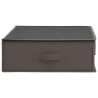 Boîte de rangement avec fenêtre transparente 6 pcs Gris 618836618836