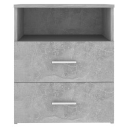 Tables de chevet 2 pcs Gris béton 50x32x60 cm 618842618842