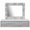 Table de Toilette Gris 83 x 40 x 70 cm Bois d'ingénierie 618844618844