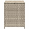 Boîte à coussins Gris clair 55 x 55 x 69 cm polyrotin 618850618850