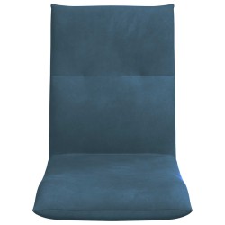 Fauteuil de sol ajustable Bleu Velours 618855618855
