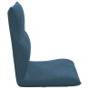 Fauteuil de sol ajustable Bleu Velours 618855618855