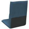 Fauteuil de sol ajustable Bleu Velours 618855618855