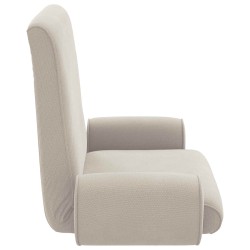 Fauteuil de sol ajustable Avoine Velours grainé 618856618856