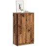 Armoire à chaussures vieux bois 59x35x100,5cm bois d'ingénierie 618886618886