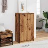 Armoire à chaussures vieux bois 59x35x100,5cm bois d'ingénierie 618886618886