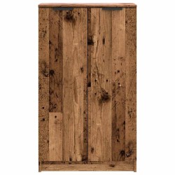 Armoire à chaussures vieux bois 59x35x100,5cm bois d'ingénierie 618886618886