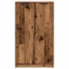 Armoire à chaussures vieux bois 59x35x100,5cm bois d'ingénierie 618886618886