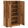 Armoire à chaussures vieux bois 59x35x100,5cm bois d'ingénierie 618886618886