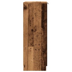 Armoire à chaussures vieux bois 59x35x100,5cm bois d'ingénierie 618886618886