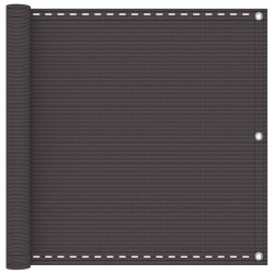 Écran de balcon Anthracite 75 x 1200 cm HDPE et Aluminium 618892618892