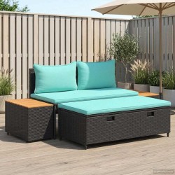 Ensemble de canapés d'extérieur 4 -Seater 4 pcs 55 x 30 x 39 cm 618894618894