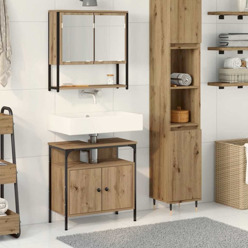 Ensemble de mobilier de salle de bain 2 pc Marron 618895618895