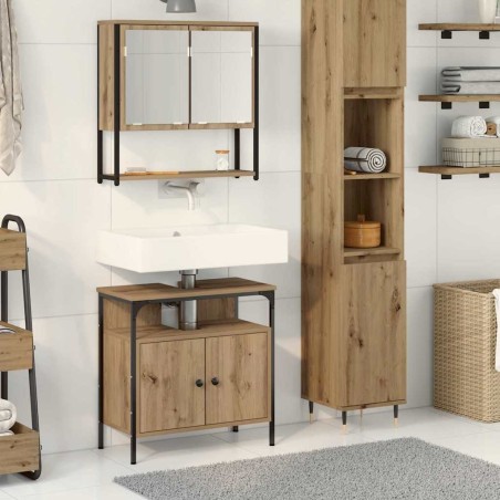 Ensemble de mobilier de salle de bain 2 pc Marron 618895618895