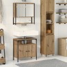 Ensemble de mobilier de salle de bain 2 pc Marron 618895618895