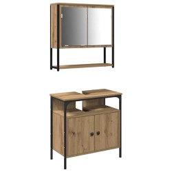 Ensemble de mobilier de salle de bain 2 pc Marron 618895618895