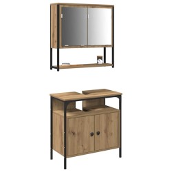 Ensemble de mobilier de salle de bain 2 pc Marron 618895618895