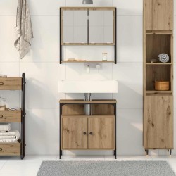 Ensemble de mobilier de salle de bain 2 pc Marron 618895618895
