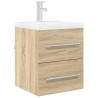 Armoire d'évier avec tiroir Chêne Sonoma 38,5 x 41 x 48 cm 618898618898