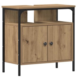 Armoire lavabo de salle de bain chêne artisanal 60x30x60 cm 618900618900