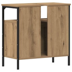 Armoire lavabo de salle de bain chêne artisanal 60x30x60 cm 618900618900