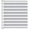 Écran de balcon Gris clair et blanc 120 x 400 cm 618903618903