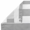 Écran de balcon Gris clair et blanc 100 x 400 cm Tissu Oxford 618904618904