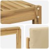 Ensemble de canapés d'extérieur 5 pcs Blanc et Beige 618911618911